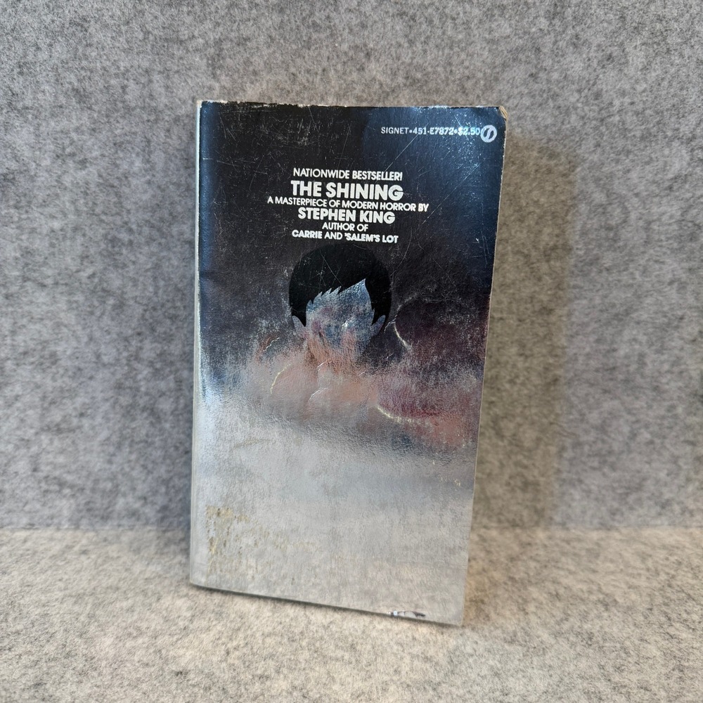 The Shining by Stephen King, 1978 Paperback Silver Foil Cover